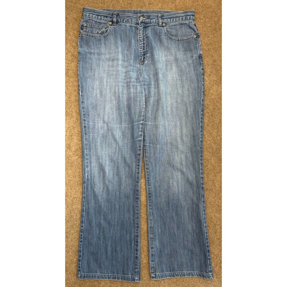 Ralph Lauren Jeans Co Bootcut Womens 12 (34x30) High Rise 100% Cotton Y2K Denim